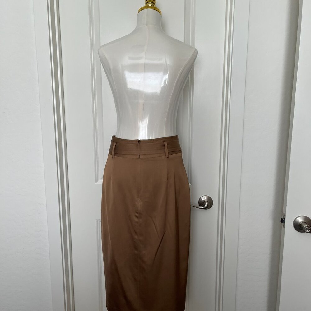 Reiss Byrn- Premium Paperbag Pencil Skirt - Picture 4 of 11